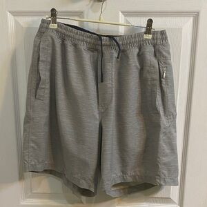 Birddogs Boom For The Boomstick Gray Shorts Men’s Large Performance Lined Active